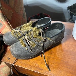 Dansko winter furry clogs. 38
